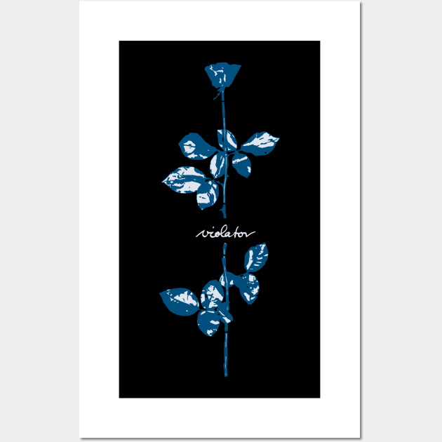 Violator Blue Wall Art by GermanStreetwear